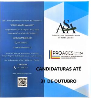 PROAGES – até fim de outubro